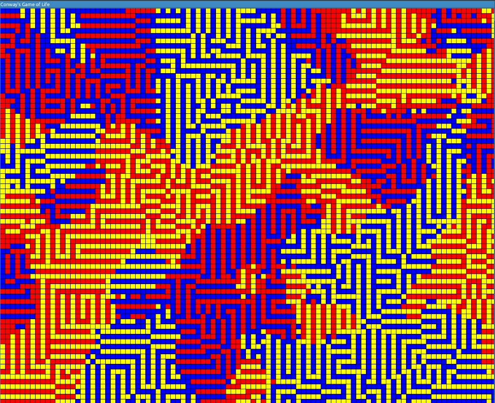 Rock Paper Scissors Cellular Automata