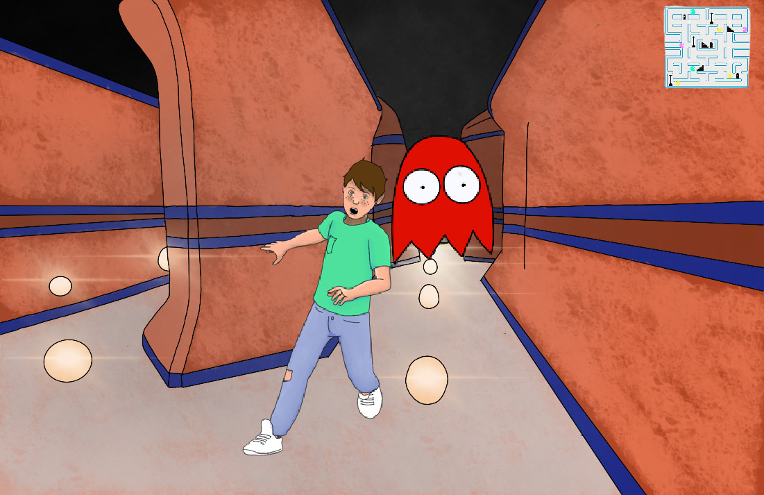 Pac-Man is a 1980 maze action video game developed and released by Namco for arcades.