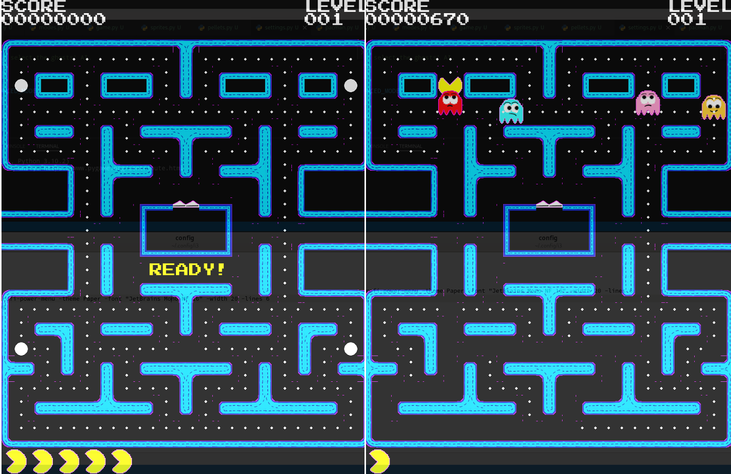 Programming a Pac-Man clone