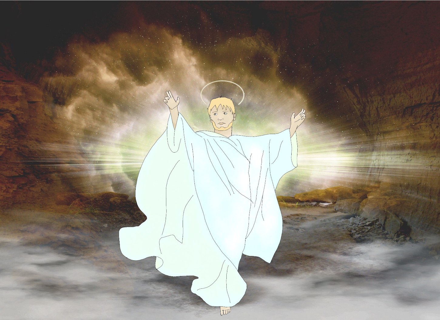 If you declare with your mouth, “Jesus is Lord,” and believe in your heart that God raised him from the dead, you will be saved, Rom. 10:9.