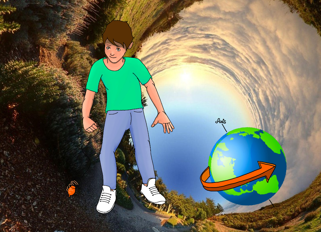 The Earth is always spinning