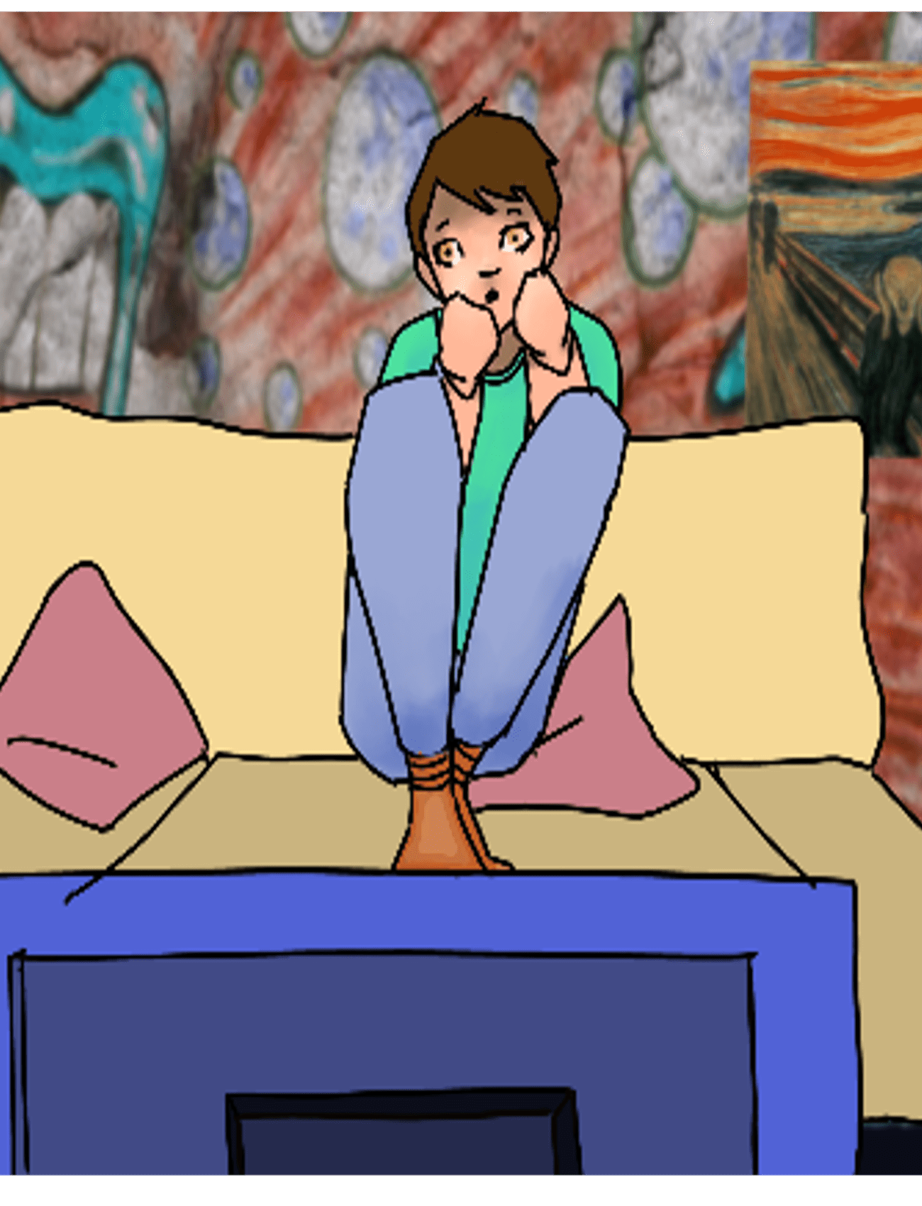 Andrew and the thunderstorm