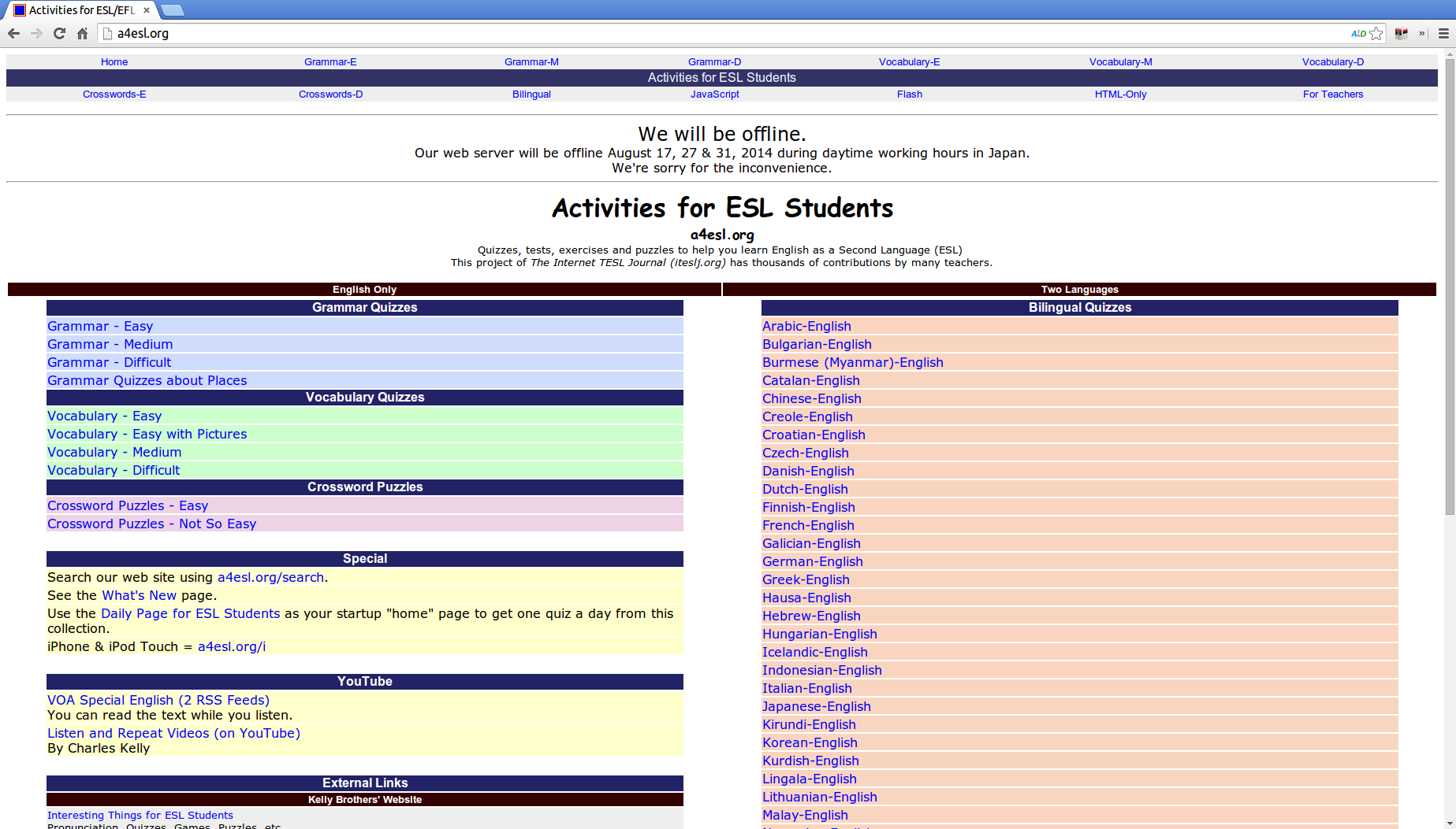 Activities for ESL Students s packed with tons of activities to help you learn English