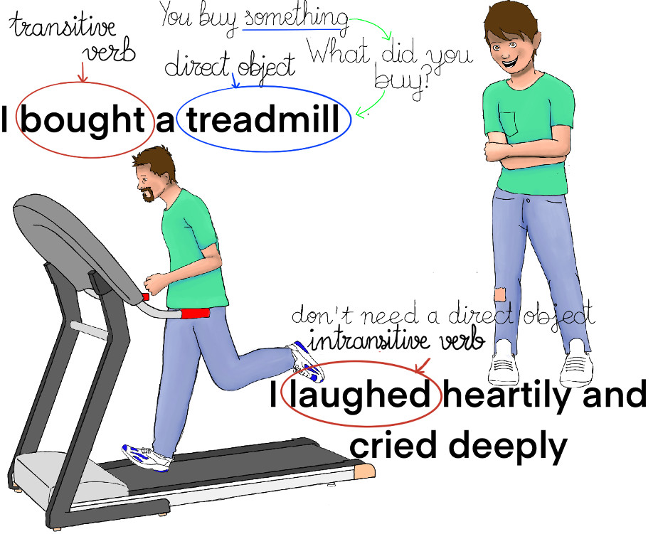 Transitive and intransitive verbs