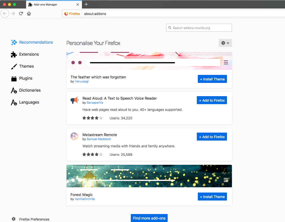 There are many browser extensions that are useful for learning English