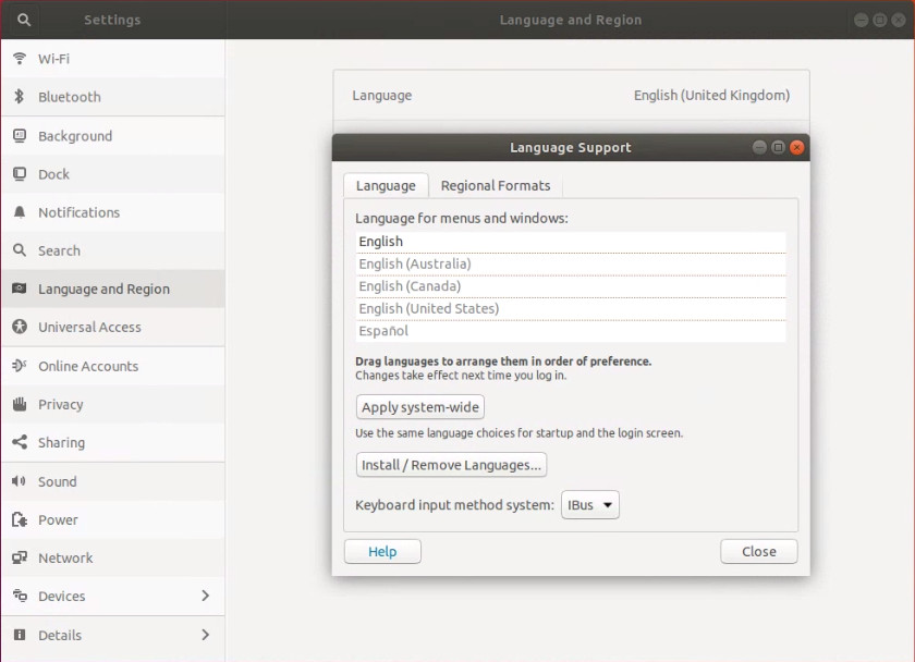 If you use Linux, you can change the language of both the operating system and all the applications