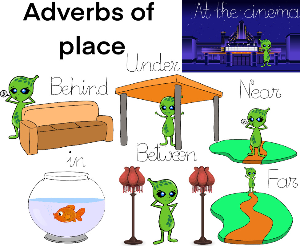 I walked down the road.