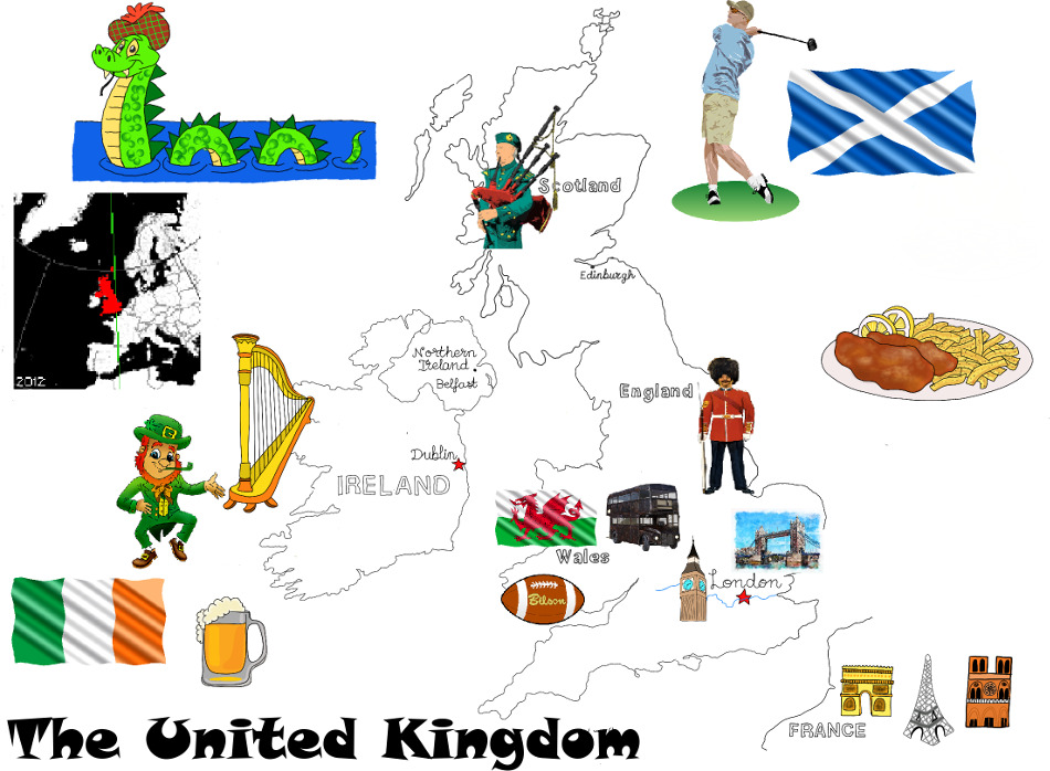 The United Kingdom is made up of four constituent states: England, Wales, Scotland, and Northern Ireland