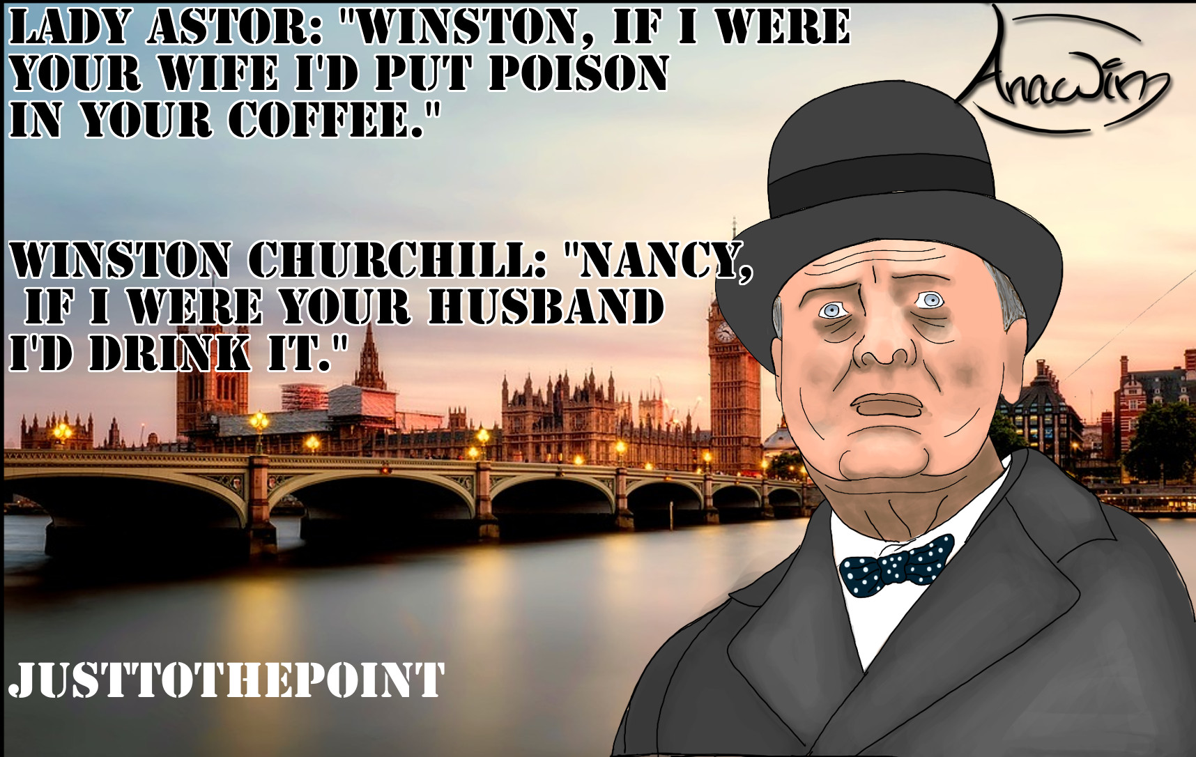 He has all of the virtues I dislike and none of the vices I admire, Winston Churchill.