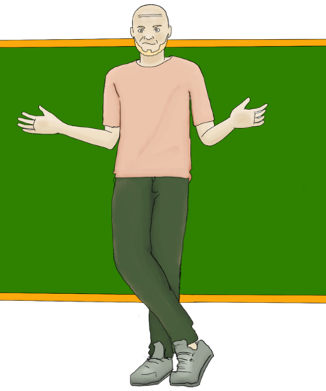 El profe enseña inglés