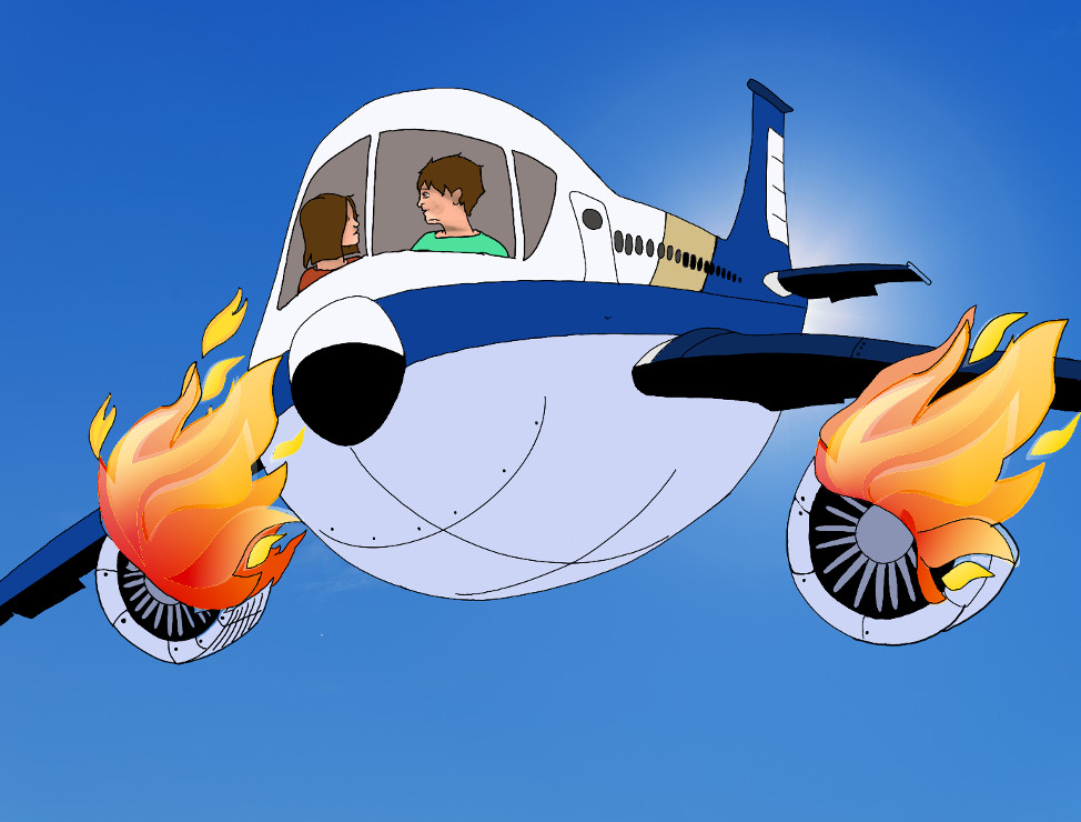 -Comandante, ¿vamos a tomar tierra? -Nos vamos a hartar.