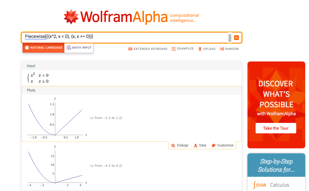 Continuity of piecewise-defined functions