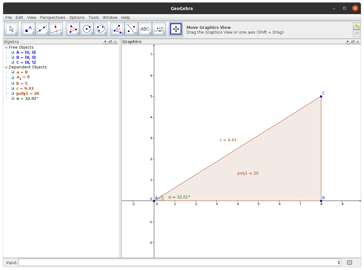 Complex numbers in Geogebra