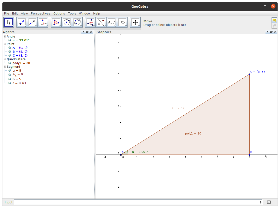 Complex numbers in Geogebra