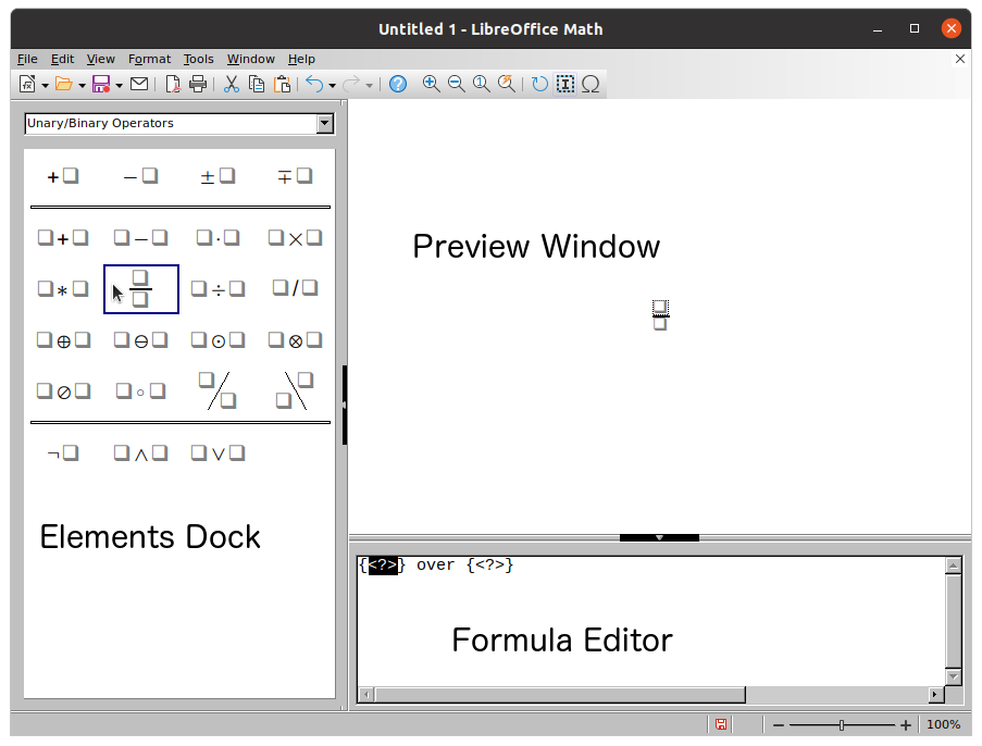 LibreOffice Math is the LibreOffice suite’s formula editor