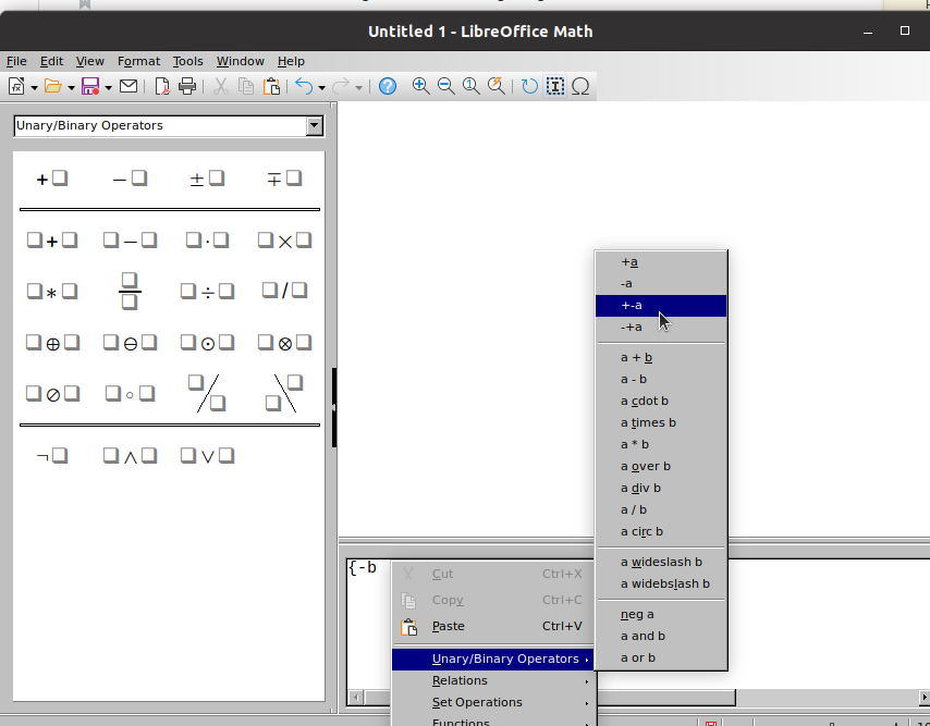 LibreOffice Math is the LibreOffice suite’s formula editor