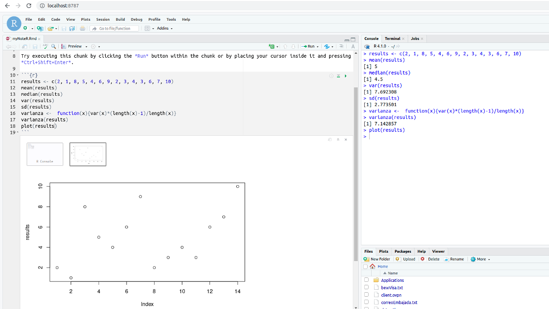 Statistics with R