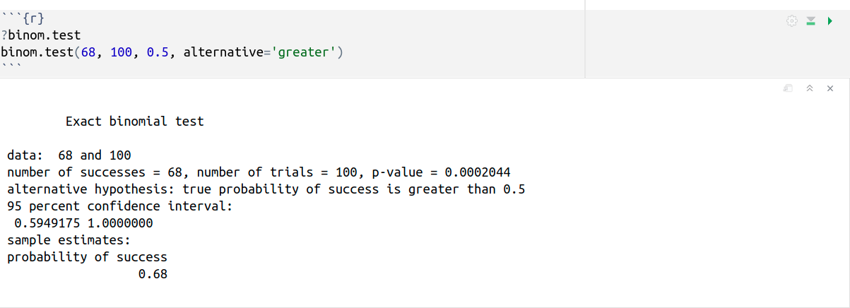 Statistical hypothesis testing