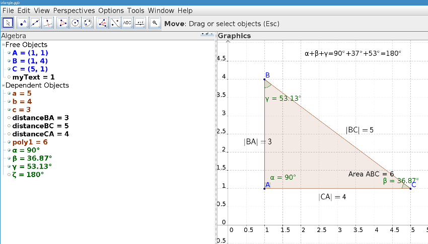Working with triangles