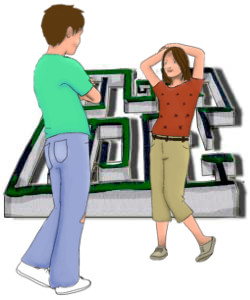 Fibonacci's labyrinth