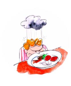 I don't like green food!