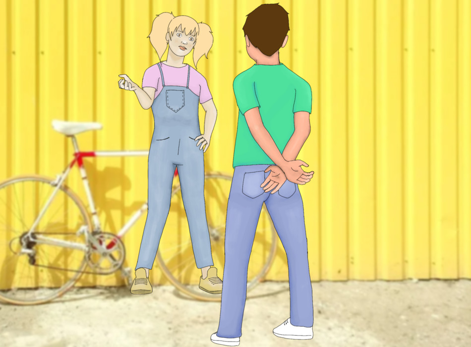 Eye contact beats any conversation, Christina Strigas