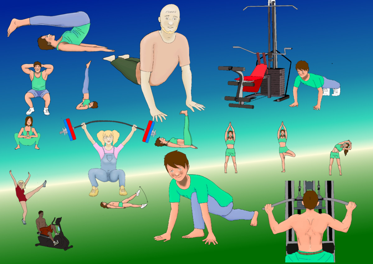 Wear comfortable clothes