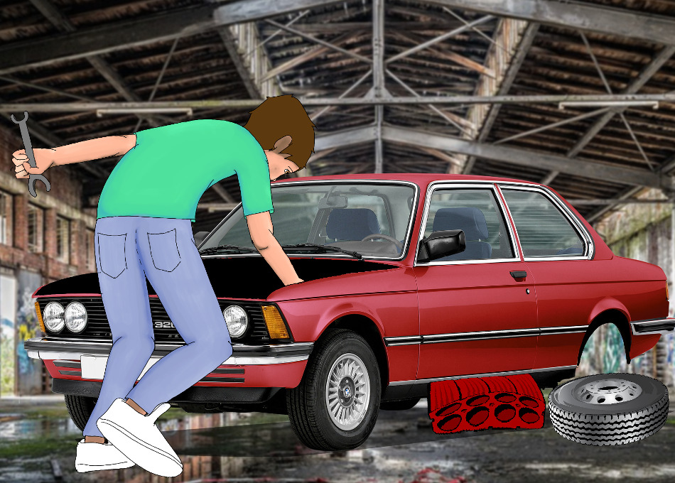 Clean windshield. Check tire pressure. Change oil every 5,000 miles and air filter every 12,000 miles.