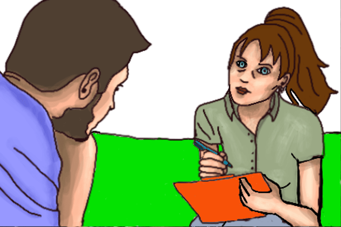 Talking too much is a typical interviewer error