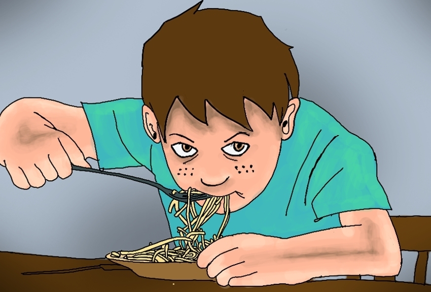 Mis hábitos alimenticios oscilan de una súper modelo entusiasta del yoga a un niño hambriento, sin supervisión, en una tienda de golosinas.