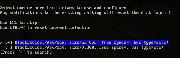 Arch Linux installer