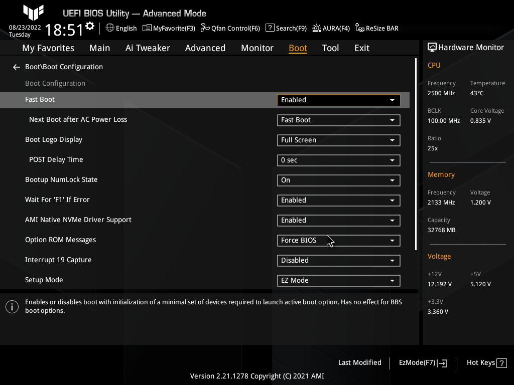 BIOS Settings