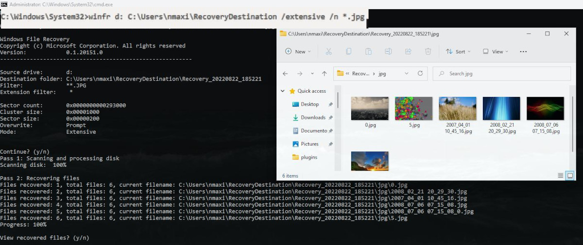 Windows File Recovery
