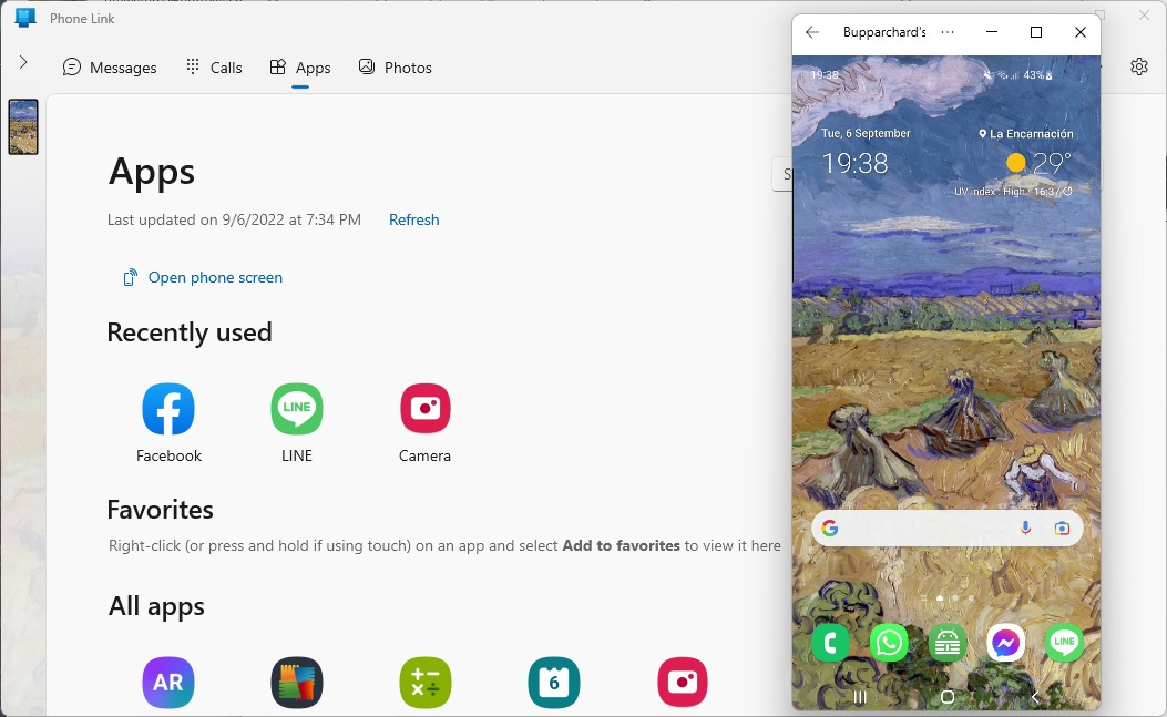 Microsoft Phone Link