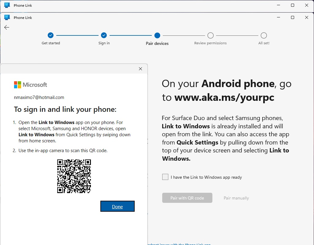 Microsoft Phone Link