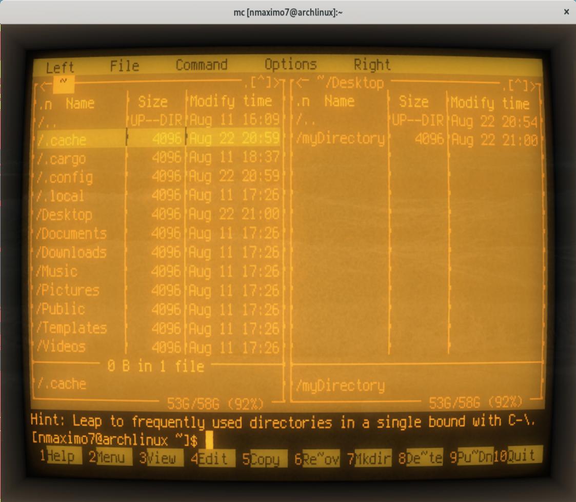 A fun vintage terminal